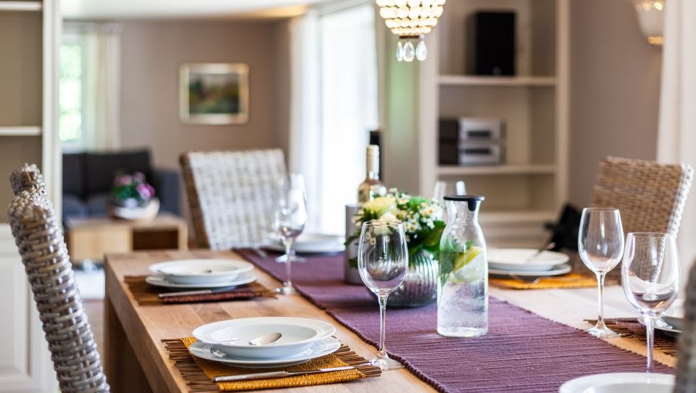 Esszimmer in einem Ferienobjekt von Belvilla, © Belvilla Ostseeküste Esszimmer in einem Ferienobjekt von Belvilla, © Belvilla Ostseeküste