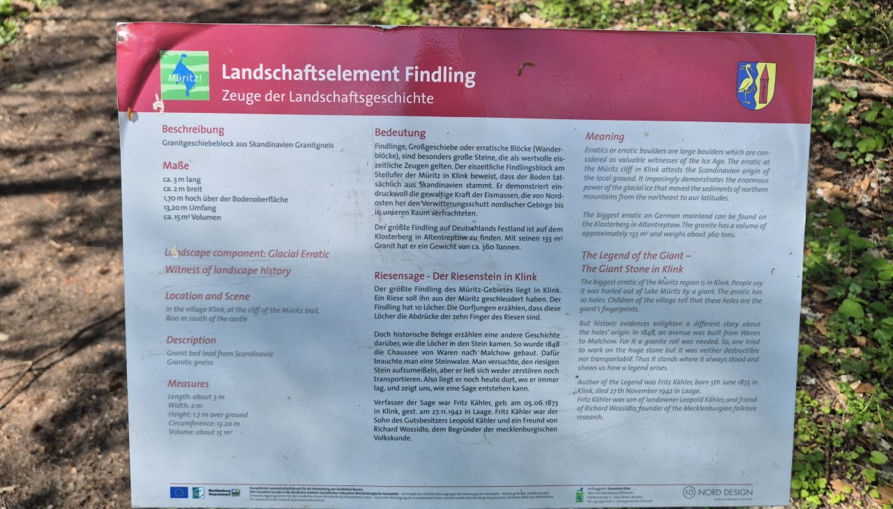 Findling in Klink, © Gina Schulenberg