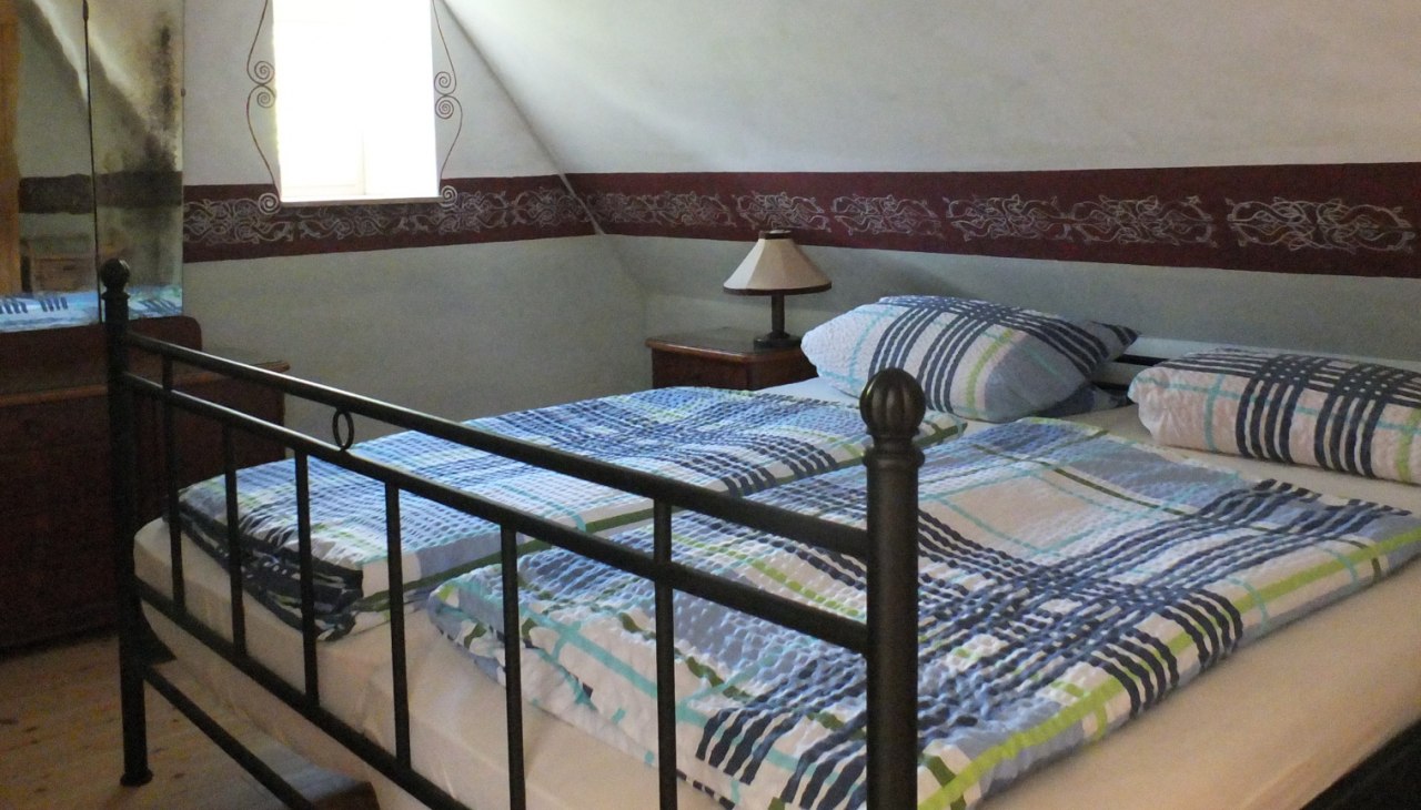 Ferienwohnung Schlafzimmer, © Gutshof Alt Guthendorf/Topp Ferienwohnung Schlafzimmer, © Gutshof Alt Guthendorf/Topp