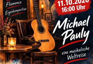 Michael Pauly an der klassischen Gitarre. // © Michael Pauly Michael Pauly an der klassischen Gitarre. // © Michael Pauly