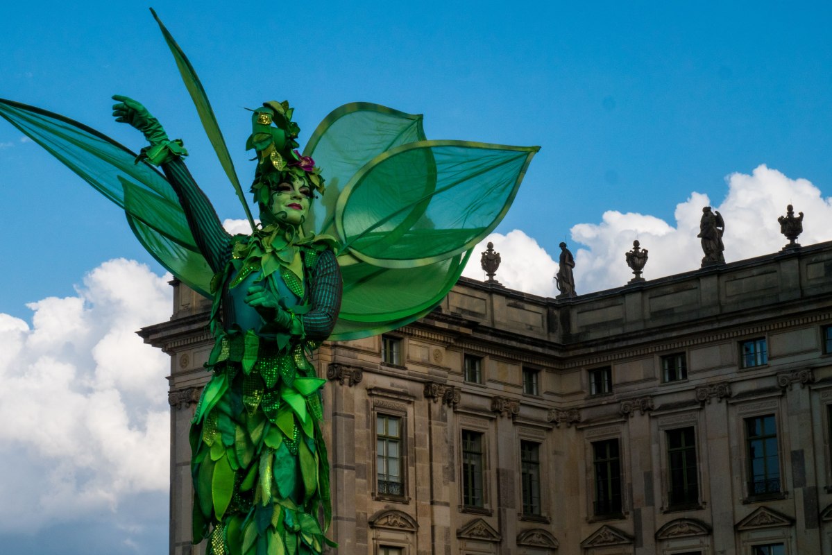 Showmannen op het kleine festival in het grote park // © Günther Schulz Showmannen op het kleine festival in het grote park // © Günther Schulz