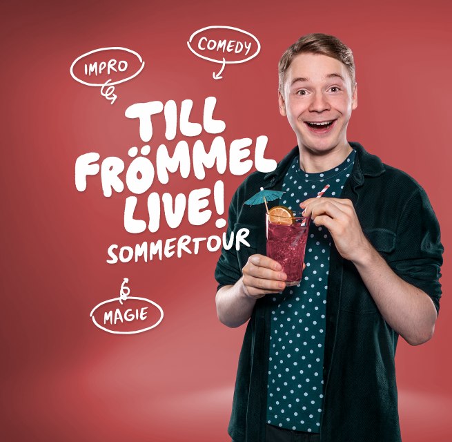 Till Frömmel live! Impro-Comedy & Magie – Sommertour, © Till Frömmel (bereitgestellt)