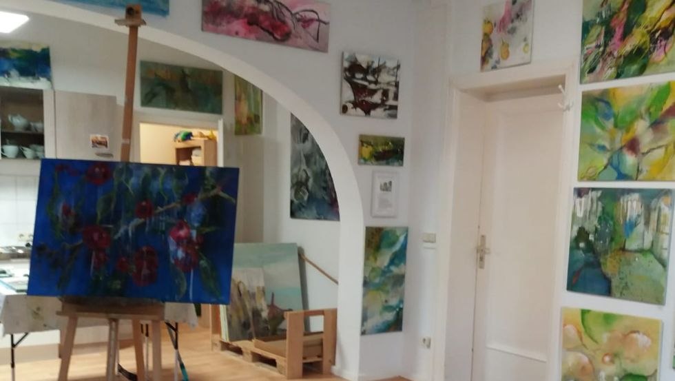 Innenansicht Atelier / Galerie, © Dorit Markwart