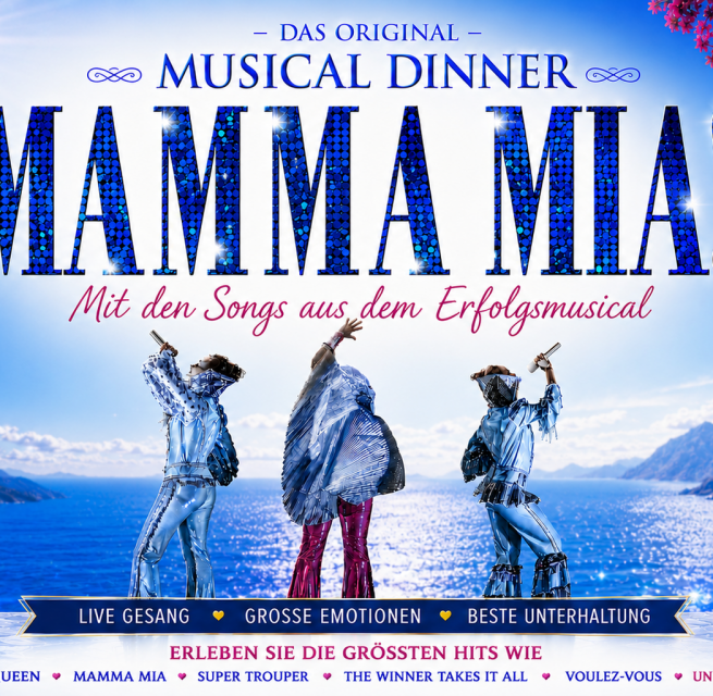 Musical Dinner (Das Original)MAMMA MIA!... mit den legend&auml;ren Songs aus dem Erfolgsmusical! // &copy; Musical Dinner (Das Original)