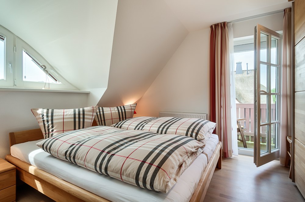 Vakantiehuis Kiebitz Prerow - Slaapkamer // &copy; Ferienhaus Kiebitz