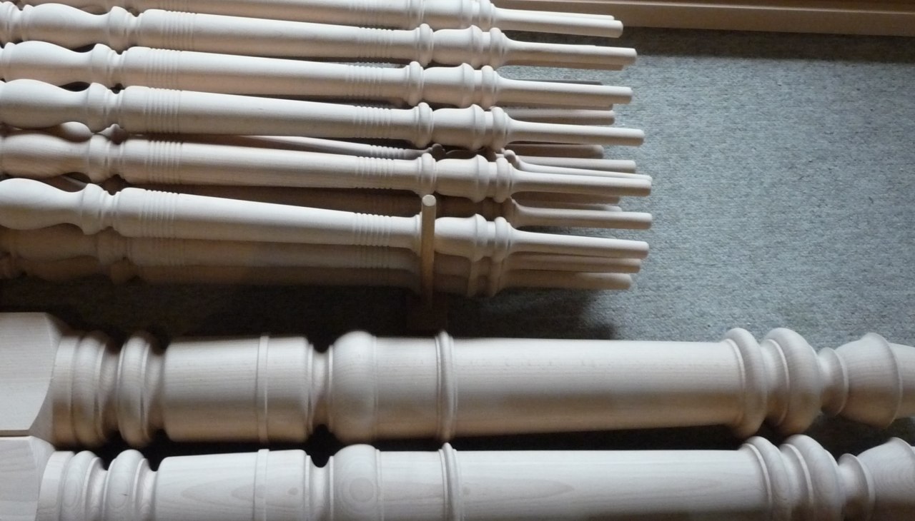 Auftragsarbeit für ein historisches Treppengeländer in Berlin, © Drechslerei Rose Auftragsarbeit für ein historisches Treppengeländer in Berlin, © Drechslerei Rose