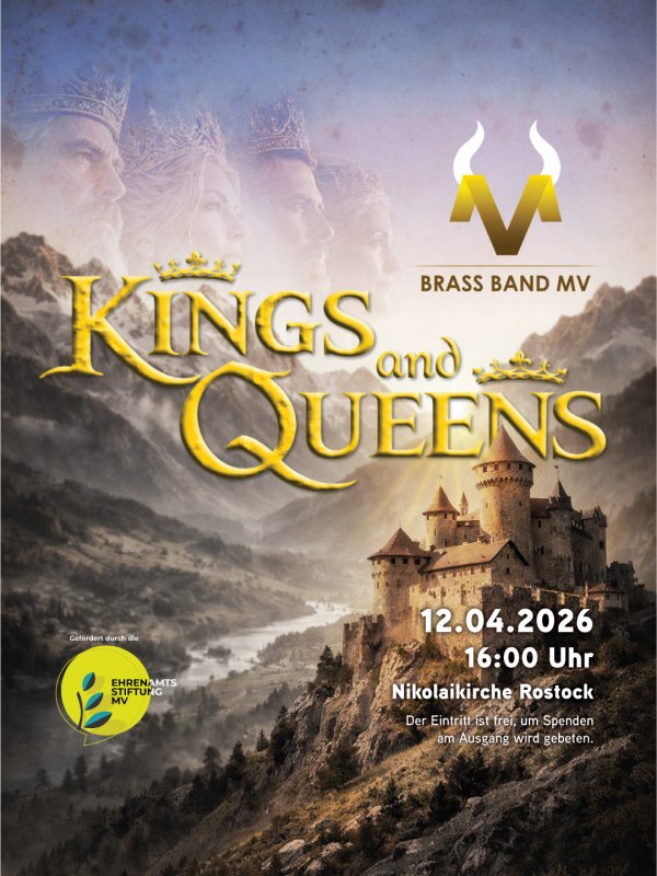 Konzertplakat // &copy; Brass Band MV