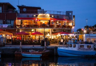 Blick auf das CASA MIA bei Nacht // © Casa Mia Restaurant Blick auf das CASA MIA bei Nacht // © Casa Mia Restaurant