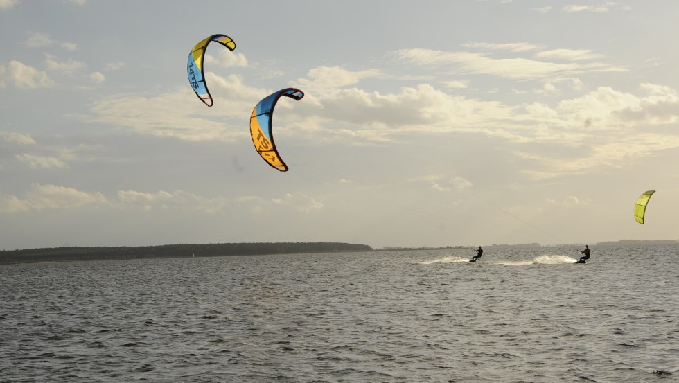 Kitesurfer vor Rerik // &copy; OceanBlue Watersports
