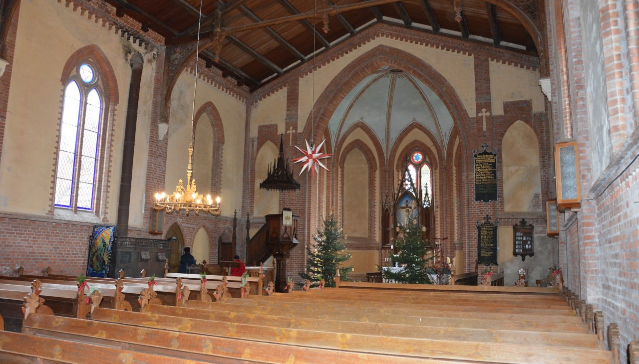 Die Kirche in Banzkow Innenansicht, © Foto: Karl-Georg Haustein Die Kirche in Banzkow Innenansicht, © Foto: Karl-Georg Haustein