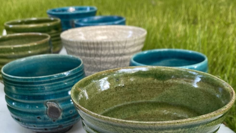 Raku Teeschalen, © Astrid Rohmer Raku Teeschalen, © Astrid Rohmer