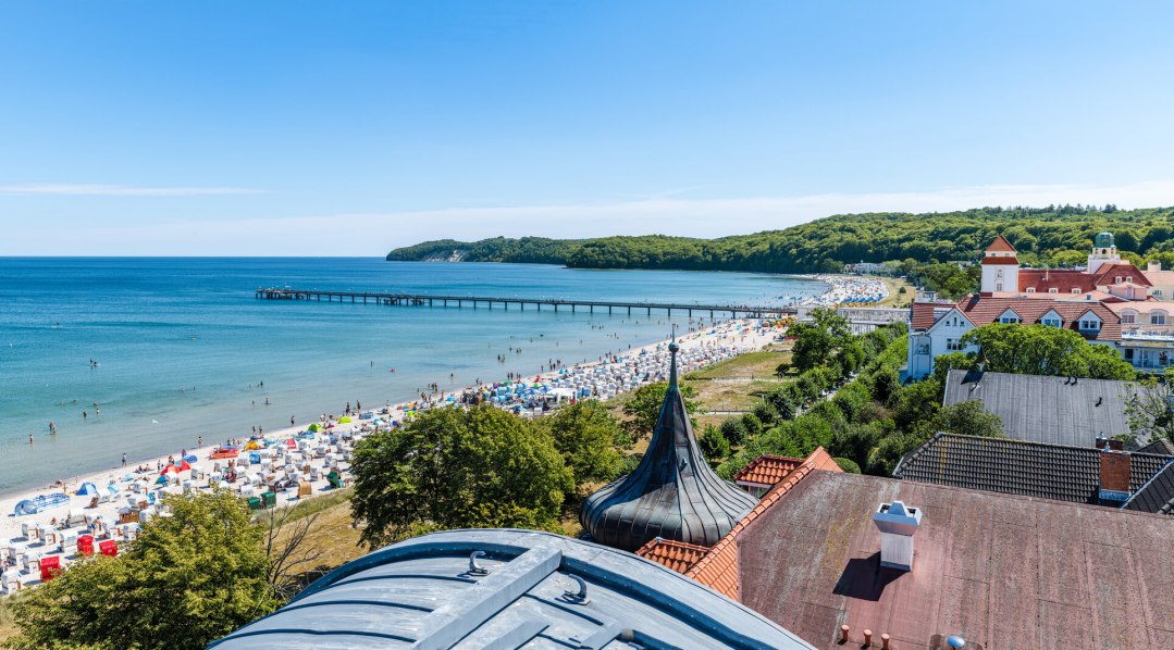 Blick auf die Seebr&uuml;cke im Seebad Binz, &copy; TMV/Tiemann