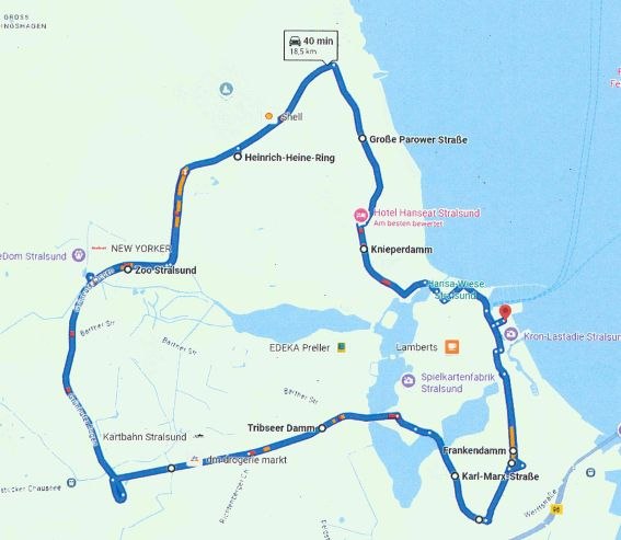 Weihnachtliche Lichterfahrt Stralsund, © Veranstalter