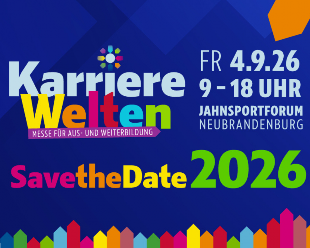Save the Date f&uuml;r KarriereWelten 2026 // &copy; KarriereWelten