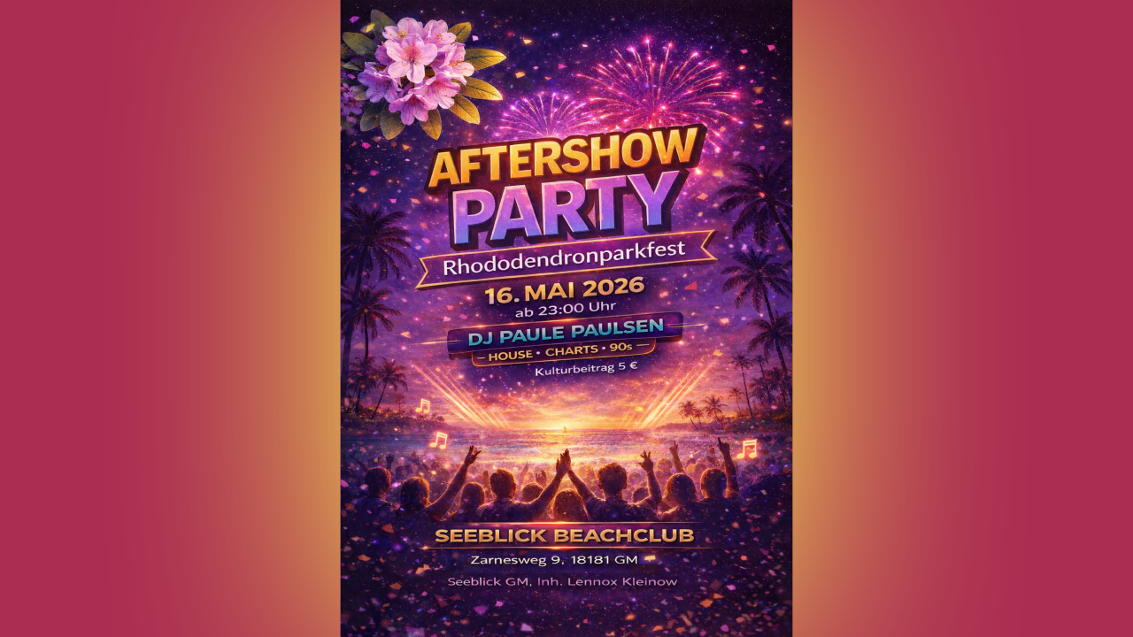 Aftershow-Party zum Rhododendronparkfest // &copy; Benjamin Kliesch