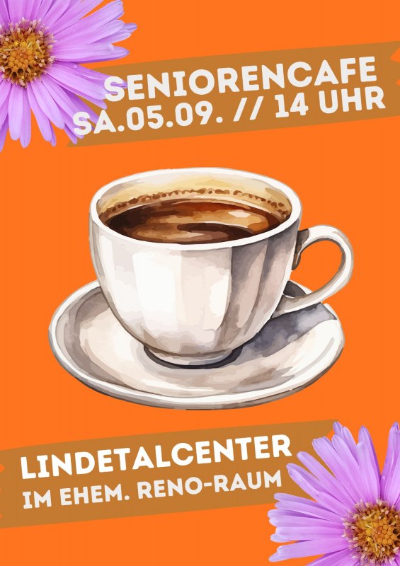 Seniorencaf&eacute; in het Lindetalcenter in Neubrandenburg, bij het oude Reno. // &copy; Ramona Schnee