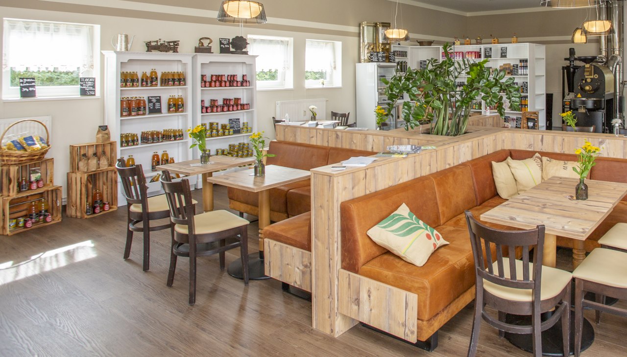 Fleesensee branderij op het marktplein in Land Fleesensee, © SCHLOSS Fleesensee Fleesensee branderij op het marktplein in Land Fleesensee, © SCHLOSS Fleesensee