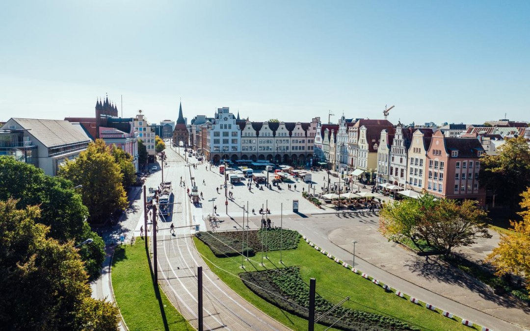 Neuer Markt Rostock Altstadt, &copy; TMV/G&auml;nsicke