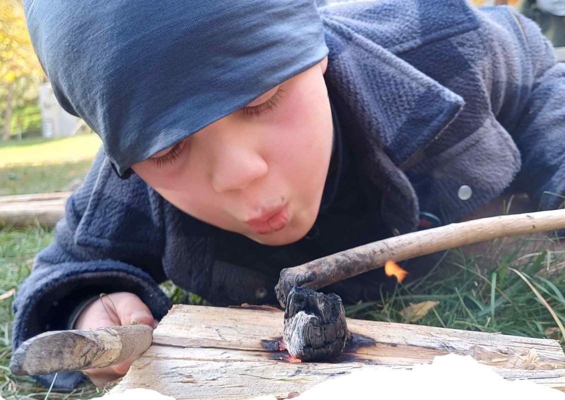 We ervaren verschillende oude technieken! // &copy; Christina Blohm