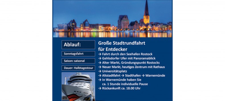 rostock-rundfahrten.de // &copy; rostock-rundfahrten.de / Rostocker Transfer Service