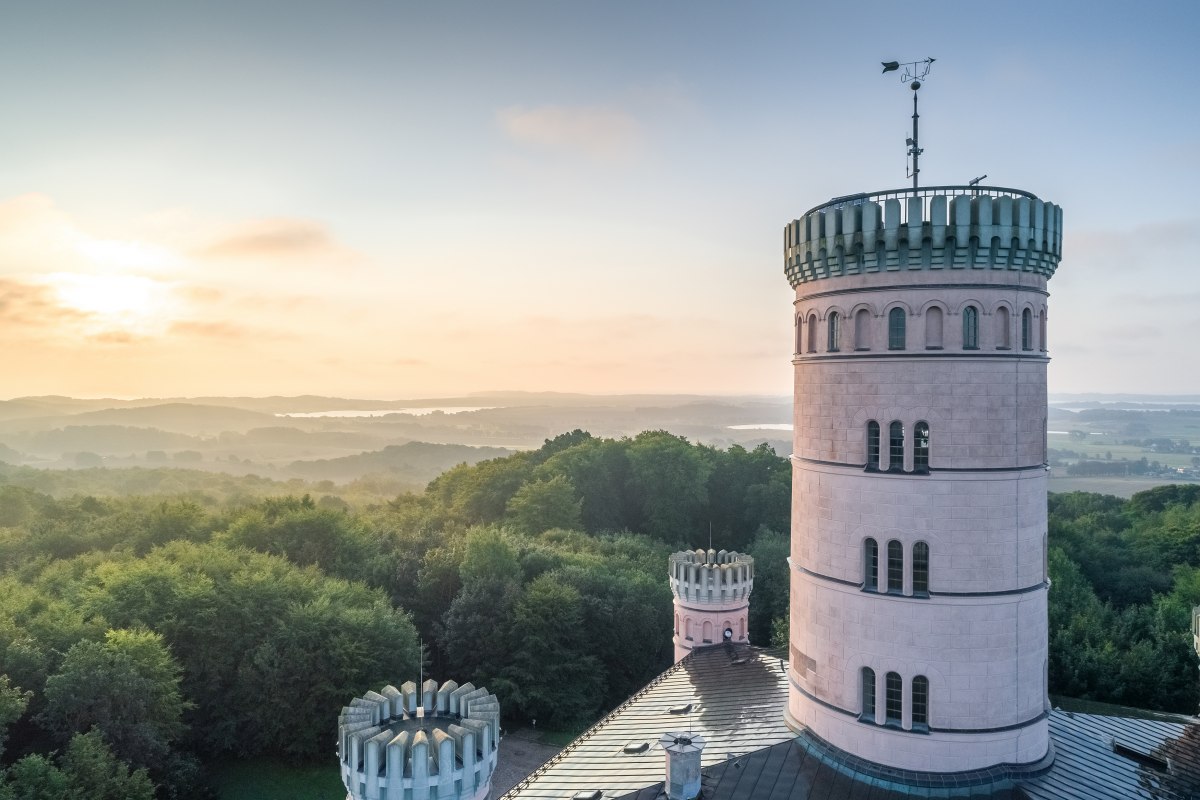Prachtig uitzicht vanuit het jachthuis Granitz // &copy; SSGK MV / Funkhaus Creative