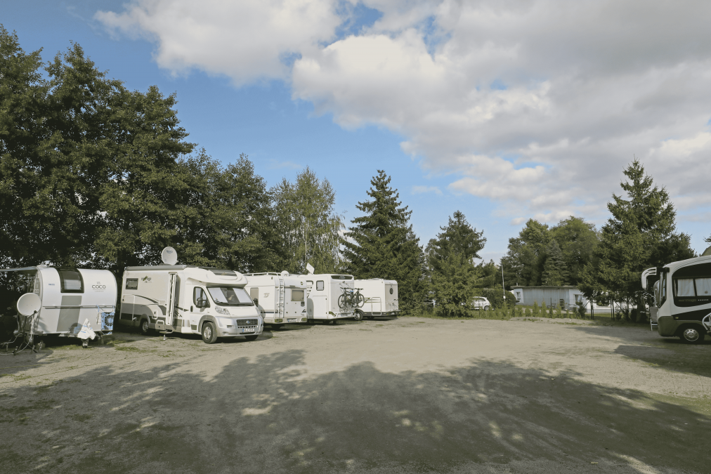 Caravans auf dem Stellplatz, © TMV/Gohlke Caravans auf dem Stellplatz, © TMV/Gohlke
