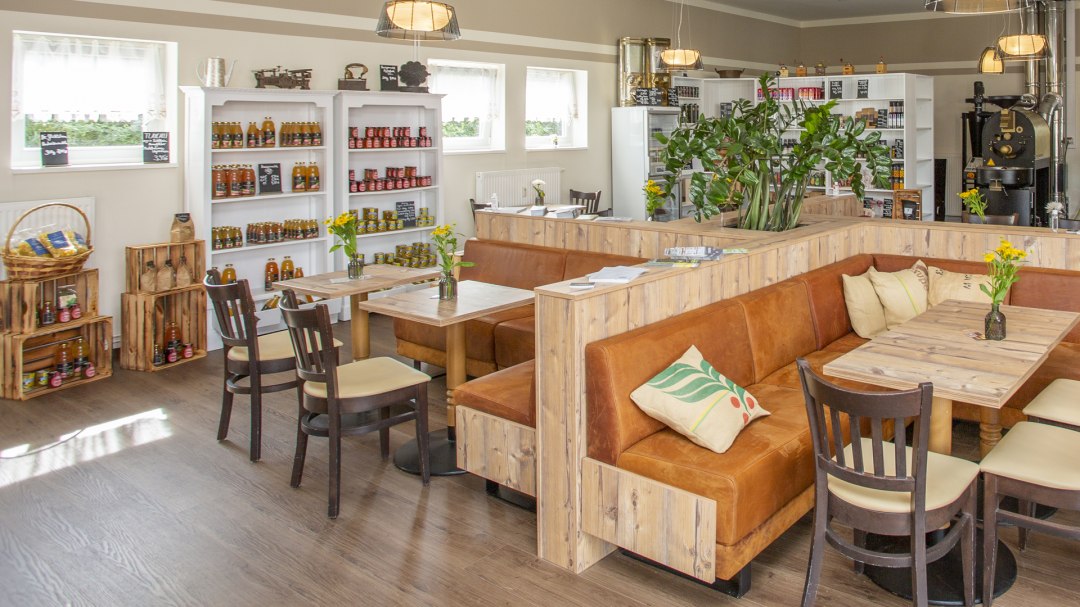 Rösterei Fleesensee auf dem Marktplatz im Land Fleesensee, © SCHLOSS Fleesensee