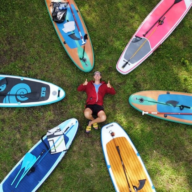 Start des Stand up Board Einsteigerkurses, &copy; Erik Steuding