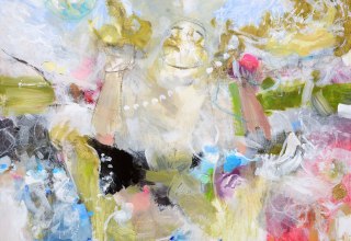 Tafelmalerei (Acryl auf Holz, 125 x 90 cm), 2025, &copy; Christian Kabu&szlig;