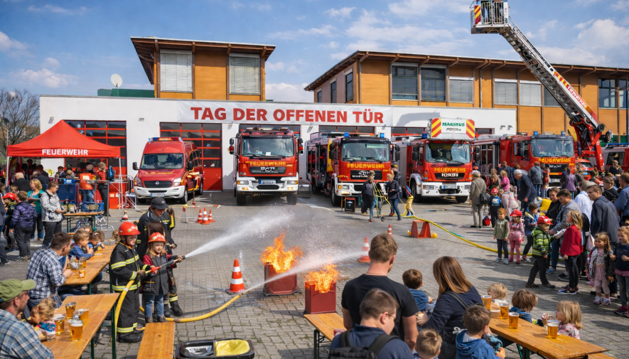 Tag der offenen T&uuml;r - der Barther Feuerwehr, &copy; ChatGPT &ndash; KI generiert