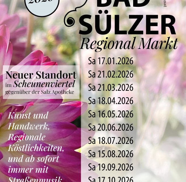Flyer Regional Markt, © Kurort Bad Sülze Flyer Regional Markt, © Kurort Bad Sülze