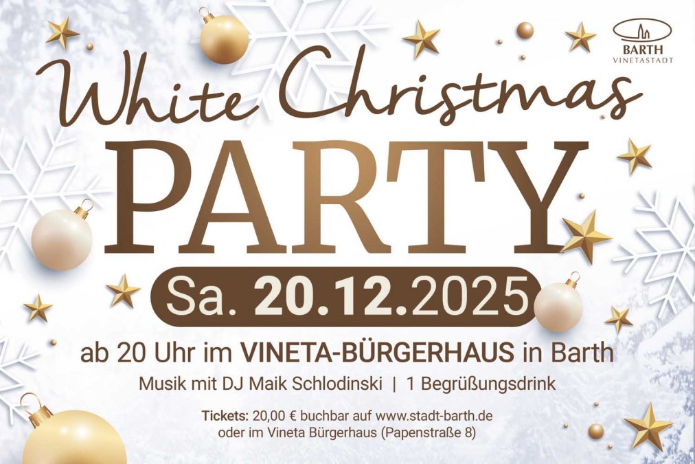 White Christmas Party, © Stadt Barth White Christmas Party, © Stadt Barth