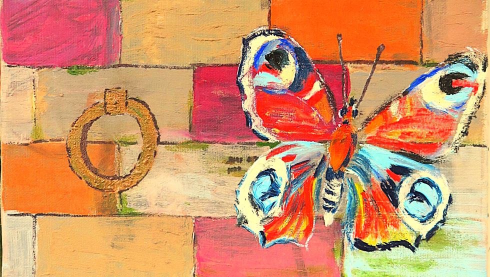 bunte Mauer, &copy; August Klecks