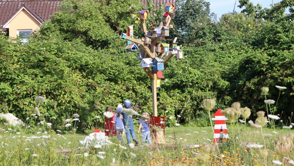 Vogelhäuser im Stadtgarten // © Sabine Stöckmann Vogelhäuser im Stadtgarten // © Sabine Stöckmann