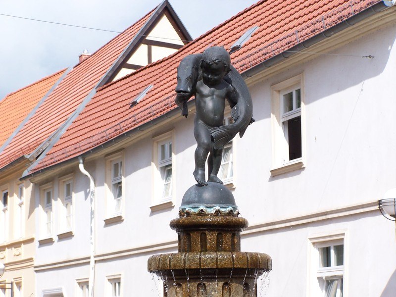 Hechtbrunnen Teterow, &copy; Jana Koch