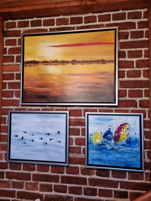 Julia Seemann schilderen, © Südliche Boddenküste Julia Seemann schilderen, © Südliche Boddenküste