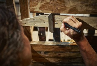 Reparatur und Neubau von Holzbooten in der Bootswerft Freest, &copy; TMV@pocha.de