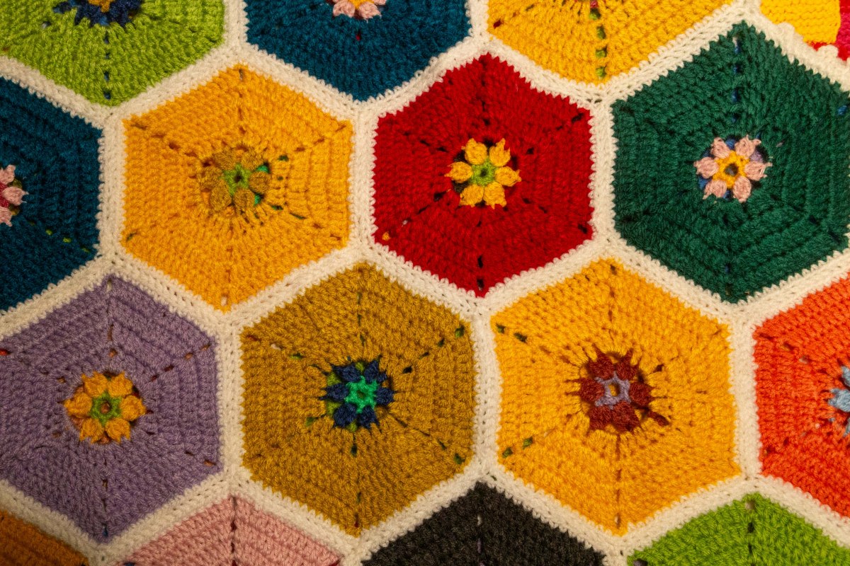 Patchworkdecke // &copy; Sabine Reichmann