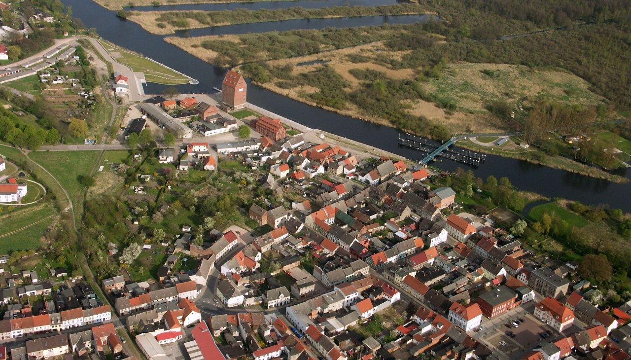 Die Peenestadt Loitz, © Karin Heymann Die Peenestadt Loitz, © Karin Heymann