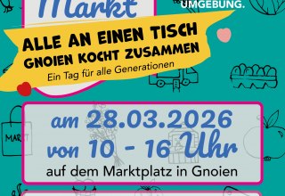 Alle an einen Tisch - Gnoien kocht zusammen // © Warbelstadt Gnoien Alle an einen Tisch - Gnoien kocht zusammen // © Warbelstadt Gnoien