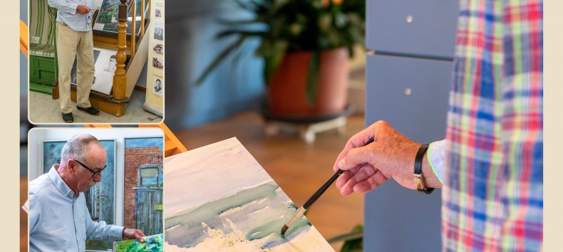 &raquo;Malerei & Grafik&laquo; von Joachim Weyrich // &copy; Andr&eacute; Pristaff / Tourismus- und Kur GmbH Graal-M&uuml;ritz