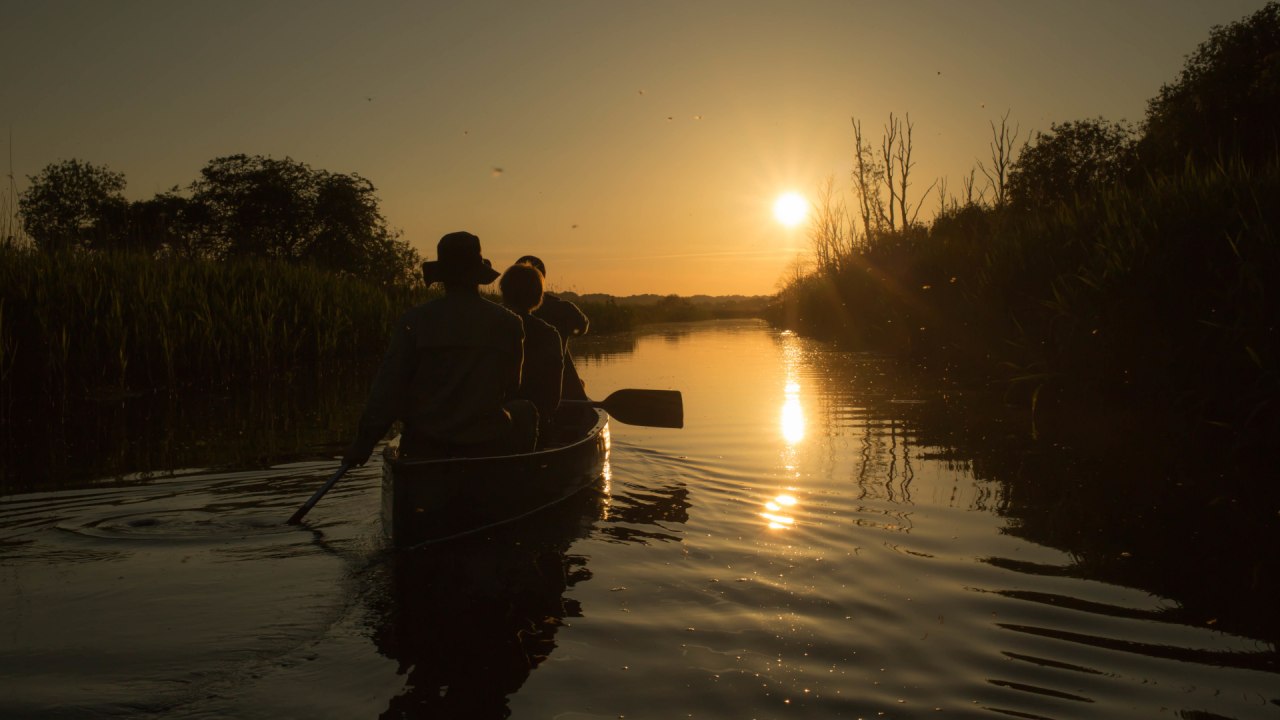 Bever tour - avondsfeer op de Recknitz // &copy; Martin Hagemann