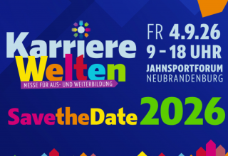 Save the Date f&uuml;r KarriereWelten 2026 // &copy; KarriereWelten