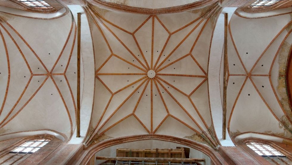 Gewölbe von St. Georgen, © Hansestadt Wismar, H. Volster