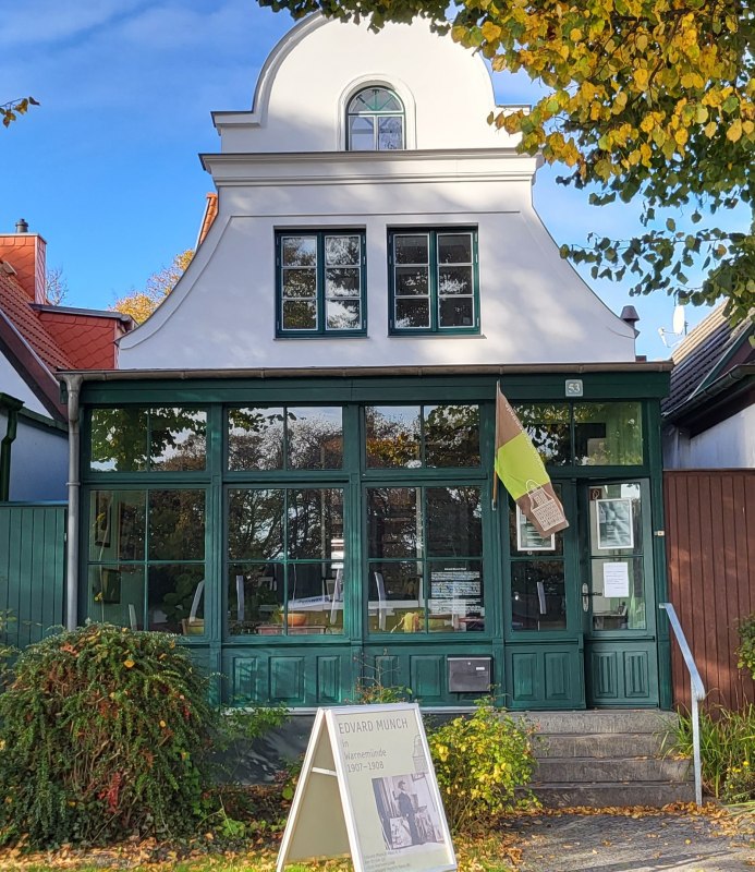 Das Edvard Munch Haus am Alten Strom in Warnemünde // © Edvard Munch Haus e.V. Das Edvard Munch Haus am Alten Strom in Warnemünde // © Edvard Munch Haus e.V.