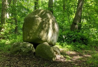 Granitfindling Burg Werle // &copy; Verband Mecklenburgischer Ostseeb&auml;der e.V.