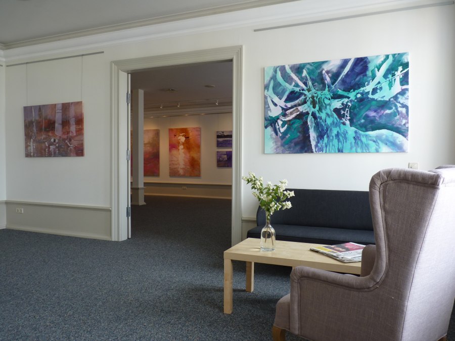 Leseraum, Ausstellung D.F.L&uuml;ers 2022, &copy; Waren (M&uuml;ritz) Kur- und Tourismus GmbH