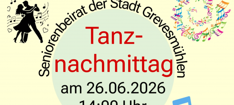 Plakat Tanznachmittag Seniorenbeirat // © Seniorenbeirat Plakat Tanznachmittag Seniorenbeirat // © Seniorenbeirat