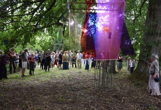 Ausstellungser&ouml;ffnung auf dem Gel&auml;nde der ehemaligen Getreidem&uuml;hle // &copy; Rico