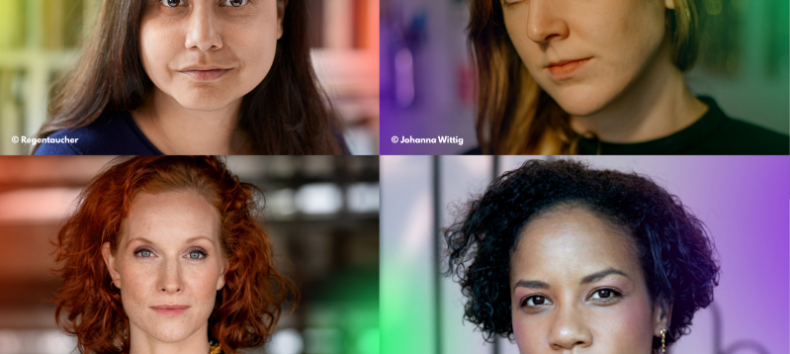 Feministische Presserunde // © Mithu Sanyal © Regentaucher | Valerie Schönian © Johanna Wittig | Teresa Bücker © Gundula Kraus | Hadija Haruna-Oelker © Katarina Ivanisevic Feministische Presserunde // © Mithu Sanyal © Regentaucher | Valerie Schönian © Johanna Wittig | Teresa Bücker © Gundula Kraus | Hadija Haruna-Oelker © Katarina Ivanisevic